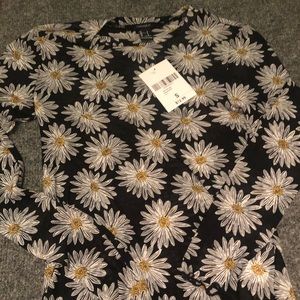 Sheer sunflower shirt